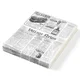 PRO Pergamentni papir za tople prigrizke časopisni tisk 250x350mm 500 kosov. Hendi 678107