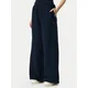 Tommy Jeans Spodnji del trenirke Script DW0DW23398 Mornarsko modra Wide Leg