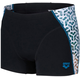 Mens swimsuit arena planet water swim shorts black/white multi s -
