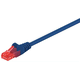 Omrežni kabel UTP CAT6 10M moder PVC
