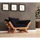 HANAH HOME Garden 1-Seat Sofa Crna CPT8159 140