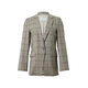 comma casual identity Blazer svetlo bež / temno siva
