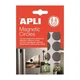 Samolepilni krogi, magnetni, 20 kosov/paket, dvostranski, APLI