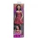 Barbie: Fashionista lutka v roza obleki z vzorcem roza panterja