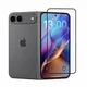 Zaščitno kaljeno steklo 3D z okvirjem za Apple iPhone Ultra – črno