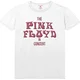 Pink Floyd In Concert Puff Print White XL Majica