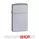 Zippo uži model Slim Satin Chrome