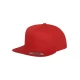 Classic 5 Panel Snapback Red