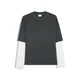 Bershka Majica grafit/bela