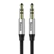 shumee Yiven M30 AUX stereo avdio kabel 3,5 mm Mini Jack 1,5 m - srebrno-črn