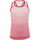 Majica kratkih rukava za djevojčice Wilson G Team Striped Tank - red/white