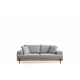 ATELIER DEL SOFA Sofa trosed Eti Oak 3 Seater Grey
