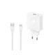 Honor super charge punjač 80w +kabl USB a-type c bela ( 44199 )