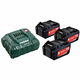 Metabo Basic baterijski Set 3x5.2 Ah