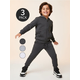 Sinsay - Komplet od 3 para jogger pantalona - svetlo siva
