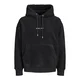 JACK & JONES Pulover JORNORREBRO črna/bela