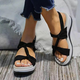 Ženski poletni sandali | AMALFI, Črna