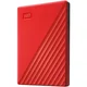 WD My Passport prenosni 4 TB razširjeni 2,5" USB3.0 Rdeča