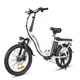 Samebike Zložljivo mestno električno kolo SAMEBIKE CY20, kolo z 20 naperami, 350 W 36 V 13 Ah, belo, (21960278)