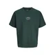 JACK & JONES Dres JJEBarron temno zelena/bela