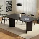 HANAH HOME Trpezarijski sto Linza Wood Black