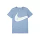 Nike Sportswear Majica CLUB ENERGY golobje modra / bela
