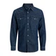 JACK & JONES Srajca JJEWESTERN temno modra