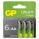 Baterija GP ULTRA PLUS alkalna LR6 AA 6 kos