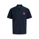 JACK & JONES Majica JJBRANDY nočno modra