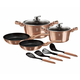 KINGHoff Berlinger Haus Bh-6142 Rose Gold Granit Pot Set