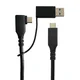 USB 3.2 Gen1 C kotni–C+AM/CF, 1 m, alu