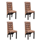 Set od 4 visokokvalitetne blagovaonske stolice