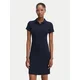 Tommy Jeans Vsakodnevna obleka Bodycon DW0DW22852 Mornarsko modra Slim Fit