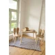 Hanah Home Dečiji set Bunny Two Chair Set, Sto i 2 stolice, Bež