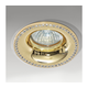AZZARDO 2740 | Adamo-AZ Azzardo ugradbena svjetiljka O90mm 90x90mm 1x GU10 zlatno, kristal