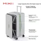 Mixi Kofer, 71.12cm, Sivo-Beli