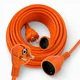 shumee Vrtni podaljšek 20 m 3x2,5 mm2 debel oranžen konstrukcijski kabel