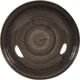 CHURCHILL Stonecast Iron Black plitvi krožnik, premer: 217 mm (12 kos)