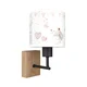 Brilagi - Zidna lampa BOBO WOOD 1xE27/25W/230V hrast/crna/krem/zečići