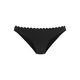 LASCANA Bikini hlačke Scallop, črna