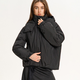 Cropp - Bomber jakna s kapuljačom - CRNO