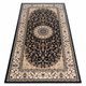eoshop Volnena preproga NAIN Roses, okvir 7177/51011 beige/preto ( - Velikost: 160x230 cm)