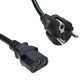 Napajalni kabel 230 V | C13 | raven | 1,8 m