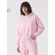 Sinsay - Oversize duks sa pamukom - pastelno roze