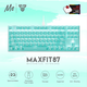 Tastatura Mehanicka Gaming Fantech MK856 RGB Maxfit 87 (Red switch) Mint Edition