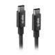 SBS kabel USB-C - USB-C 25W Power Delivery 1.5m - siv