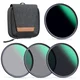 K&F 82mm Lens ND Filter Kit ND4+ND8+ND64+ND1000 Nano-X
