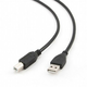 Gembird Kabl USB-A na USB-B 2.0, 1.8m crna boja | CCP-USB2-AMBM-6