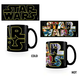 Star Wars Logo Characters šalica koja mijenja boju