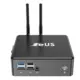 ZEUS Mini PC MPI10 Pentium 5405U 2.30 GHz/DDR4/LAN/Dual WiFi/BT/HDMI/DP/VGA/RS232/USB C/ext ANT